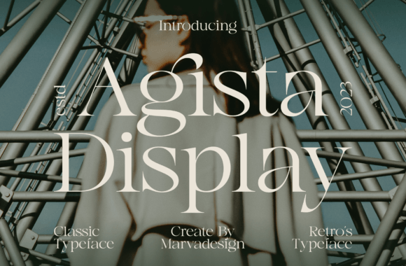 Agista Display Font: A Classic Serif for Logo and Branding Projects