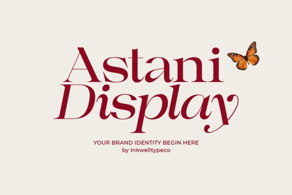 Astani Display Serif Font for Polished Branding