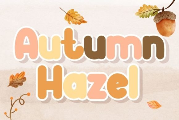 Autumn Hazel Script Font for Editorial Design