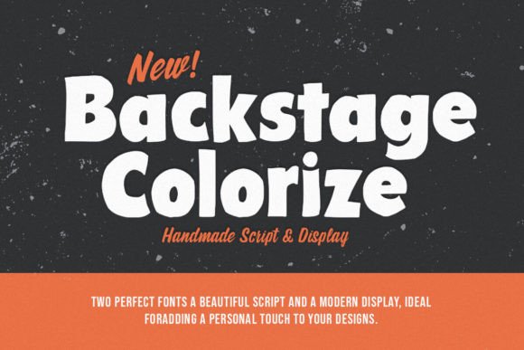 Backstage Colorize: A Hand-Brush Script Font for Scroll-Stopping Visuals