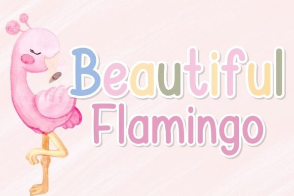 Beautiful Flamingo: Elegant Script Handwritten Font