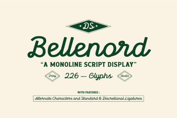 Bellenord Font for Elegant Sport & Luxury Branding