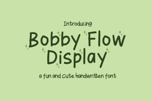 Bobby Flow Display Font for Modern Web Headers