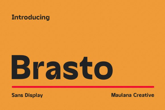 Brasto: A Bold Font for Modern Campaigns