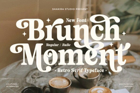 Brunch Moment Font for Handmade Branding & Printables