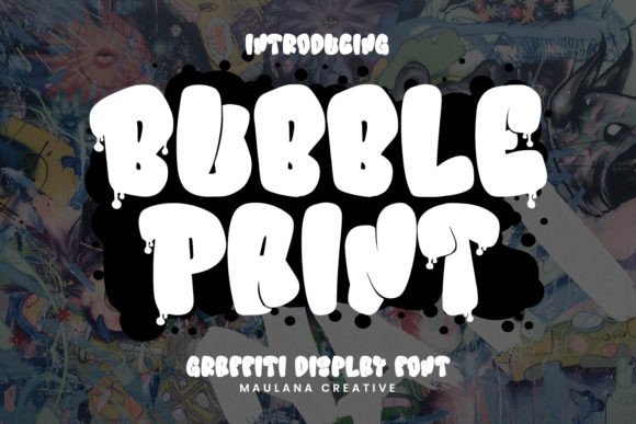 Bubble Paint: A Bold, Playful Decorative Font for Creative Projects