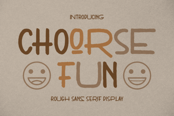 Choorse Fun Font for Web Design