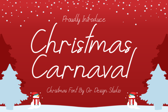 Christmas Carnaval Font for Handmade Holiday Magic