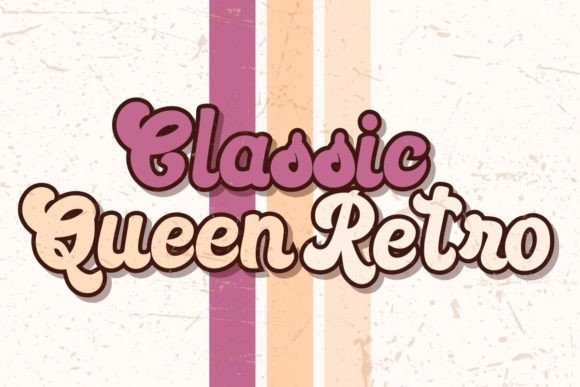 Classic Queen Retro Font for Elegant Brand Campaigns