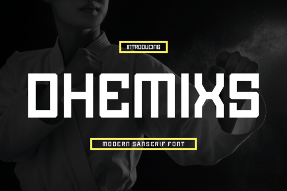 Dhemixs Font: Bold Modern Sans Serif for Scroll-Stopping Branding