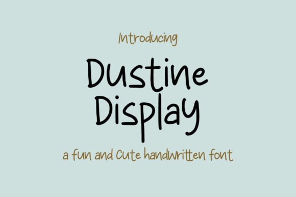 Dustine Display Font for Bold, Elegant Campaign Headlines