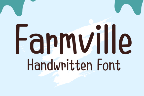 Farmville Font: A Sweet, Friendly Script Handwritten Typeface for Small Brands