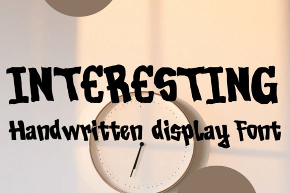 Interesting Font for Creative Design