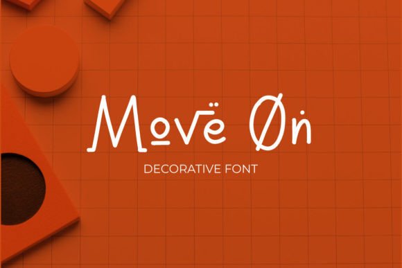 Move on Decorative Font for Elegant Brand Identity