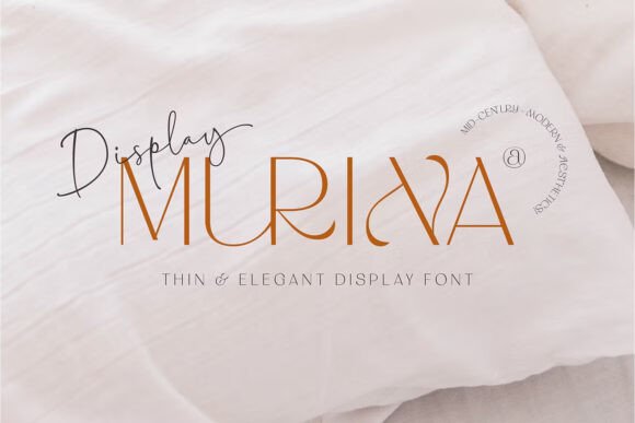 Murina Display: A Mid-Century Sans Serif Typeface for Thoughtful Publishing