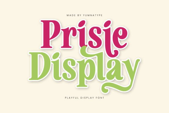 Prisie Display: A Playful Serif Font for Thoughtful Editorial Design