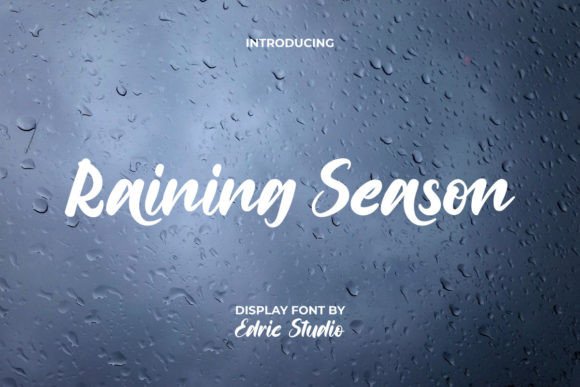 Raining Season Font for Professional Branding