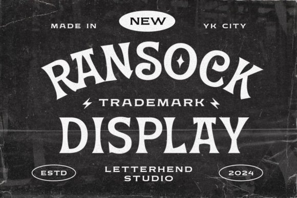 Ransock Display: A Vintage Display Font That Anchors Your Campaign Identity