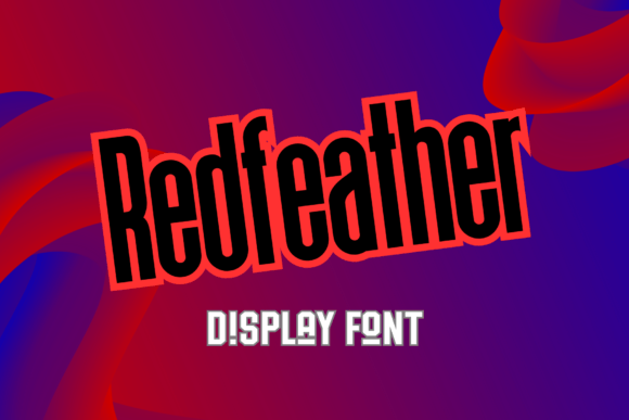 Red Feather Display Font for Bold, Readable Campaign Text