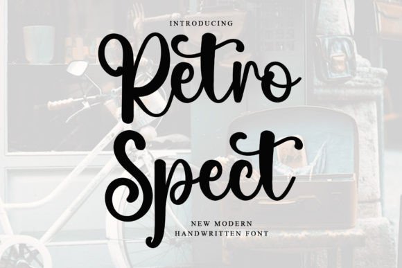 Retro Spect Font for Editorial Design