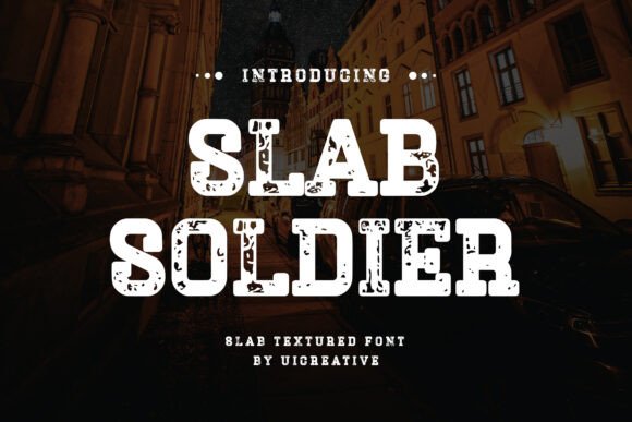 Slab Soldier: Elegant Slab Serif Font for Handmade Brands