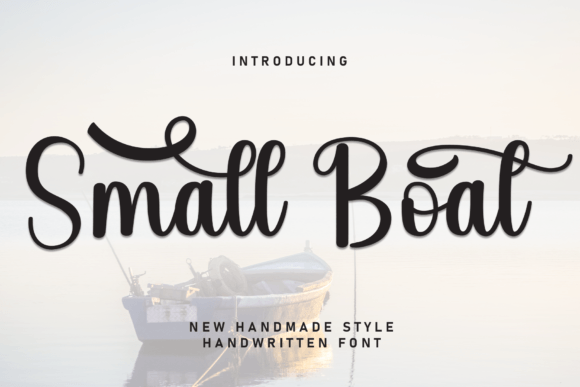 Small Boat Font: Sweet Handwritten Script for Invitations & Crafts