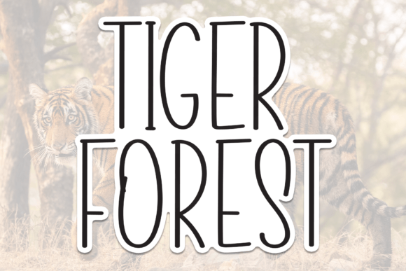 Tiger Forest: A Sweet & Friendly Script Handwritten Font for Branding