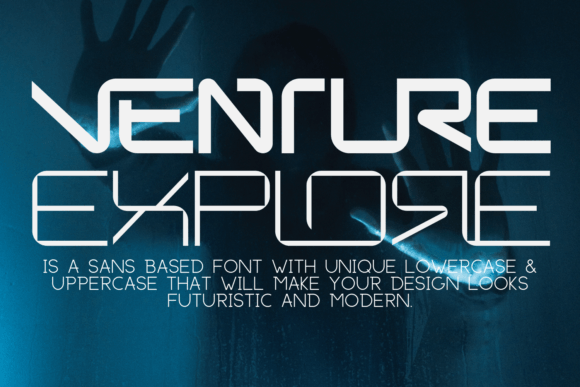 Venture Explore: A Futuristic Sans Serif Font for Modern Web Design