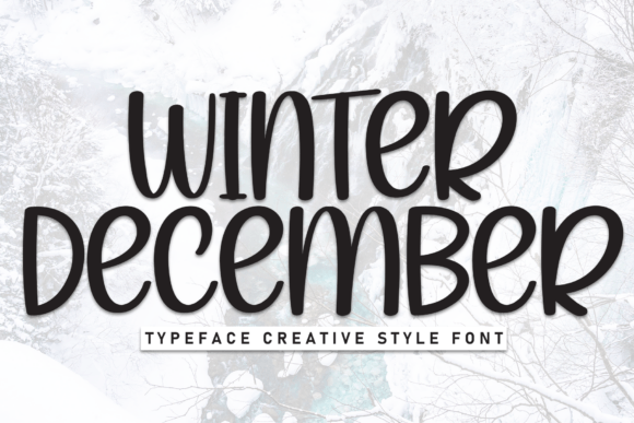Winter December Font: A Charming Script Handwritten Typeface for Makers