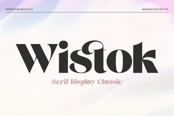 Wistok: A Serif Display Font That Makes Campaign Headlines Instantly Recognizable