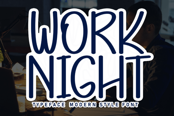 Work Night: A Sweet Script Handwritten Font for Warm Editorial Moments