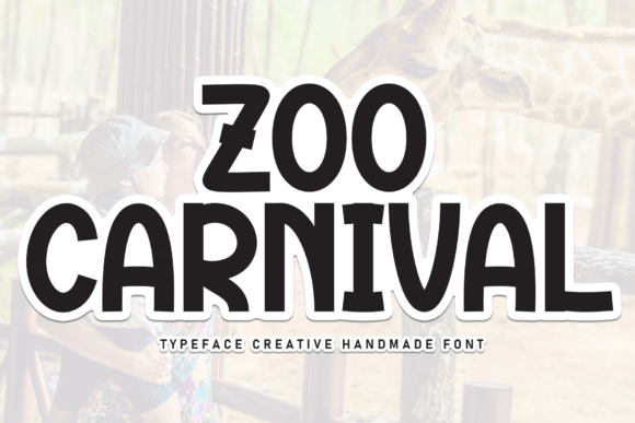 Zoo Carnival: A Sweet & Friendly Handwritten Font for Branding